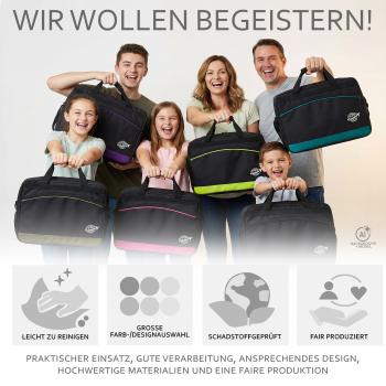 BAMBINIWELT Handgepäck, Reisetasche, Boardgepäck, Bordcase 40x25x20cm oder  40x30x20cm